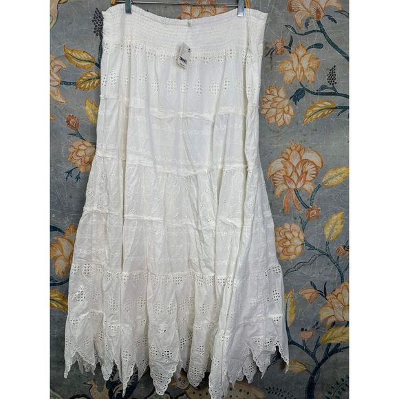 Free People White Maxi Skirt - Picture 12 of 14